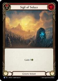 Sigil of Solace (Red) - The Hunted - Flesh and Blood TCG card