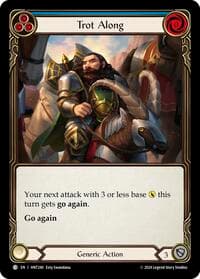 Trot Along (Blue) - The Hunted - Flesh and Blood TCG card