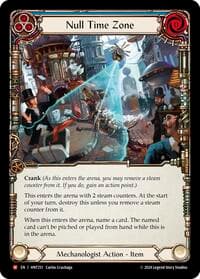 Null Time Zone - The Hunted - Flesh and Blood TCG card