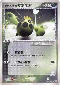 Team Aqua's Cacnea - Magma VS Aqua: Two Ambitions - Pokemon Japan card