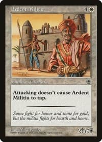 Ardent Militia - Portal - Magic: The Gathering card
