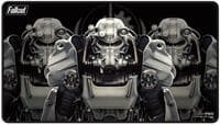 Brotherhood of Steel Black Stitched Standard Gaming Playmat for Bethesda - Fallout - Ultra Pro Playmats - Playmats card