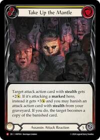 Take Up the Mantle - The Hunted - Flesh and Blood TCG card
