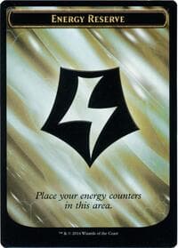 Energy Reserve Token - Aether Revolt - Magic: The Gathering card