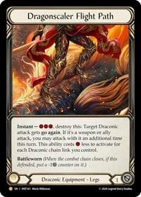 Dragonscaler Flight Path - The Hunted - Flesh and Blood TCG card