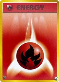 Basic Fire Energy - 25 - Intro Pack Neo (Chikorita) - Pokemon Japan card
