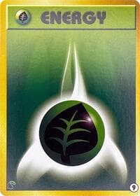 Basic Grass Energy - 9 - Intro Pack Neo (Chikorita) - Pokemon Japan card