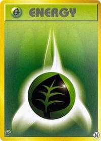 Basic Grass Energy - 26 - Intro Pack Neo (Chikorita) - Pokemon Japan card