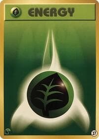 Basic Grass Energy - 27 - Intro Pack Neo (Chikorita) - Pokemon Japan card
