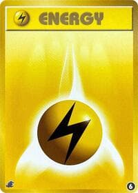 Basic Lightning Energy - 6 - Intro Pack Neo (Totodile) - Pokemon Japan card