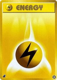 Basic Lightning Energy - 23 - Intro Pack Neo (Totodile) - Pokemon Japan card