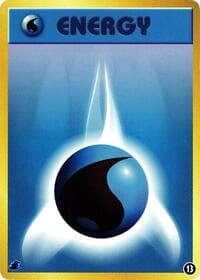 Basic Water Energy - 13 - Intro Pack Neo (Totodile) - Pokemon Japan card