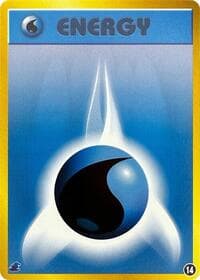 Basic Water Energy - 14 - Intro Pack Neo (Totodile) - Pokemon Japan card