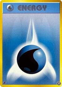 Basic Water Energy - 17 - Intro Pack Neo (Totodile) - Pokemon Japan card