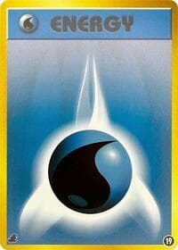 Basic Water Energy - 19 - Intro Pack Neo (Totodile) - Pokemon Japan card