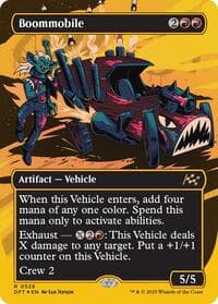 Boommobile (Borderless) (First-Place Foil) - Aetherdrift - Magic: The Gathering card