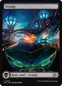 Swamp (0274) - Aetherdrift - Magic: The Gathering card