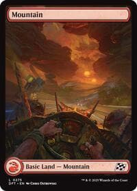 Mountain (0275) - Aetherdrift - Magic: The Gathering card