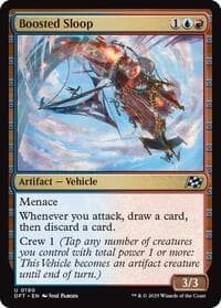 Boosted Sloop - Aetherdrift - Magic: The Gathering card