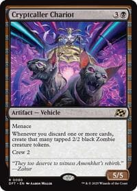 Cryptcaller Chariot - Aetherdrift - Magic: The Gathering card