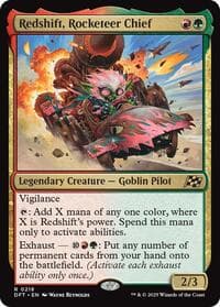 Redshift, Rocketeer Chief - Aetherdrift - Magic: The Gathering card