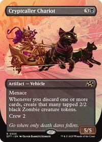 Cryptcaller Chariot (Borderless) - Aetherdrift - Magic: The Gathering card