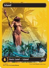 Island (0513) (First-Place Foil) - Aetherdrift - Magic: The Gathering card