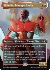 Kolodin, Triumph Caster (Borderless) - Aetherdrift - Magic: The Gathering card