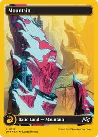 Mountain (0515) (First-Place Foil) - Aetherdrift - Magic: The Gathering card