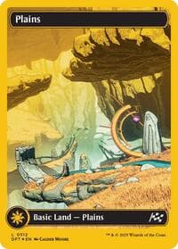 Plains (0512) (First-Place Foil) - Aetherdrift - Magic: The Gathering card