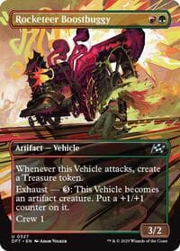 Rocketeer Boostbuggy (Borderless) - Aetherdrift - Magic: The Gathering card