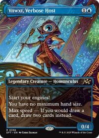 Vnwxt, Verbose Host (Borderless) - Aetherdrift - Magic: The Gathering card