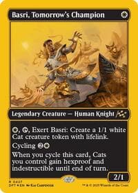 Basri, Tomorrow's Champion (First-Place Foil) - Aetherdrift - Magic: The Gathering card