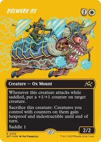 Bulwark Ox (Borderless) (First-Place Foil) - Aetherdrift - Magic: The Gathering card
