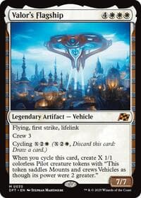 Valor's Flagship - Aetherdrift - Magic: The Gathering card