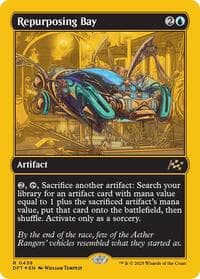 Repurposing Bay (First-Place Foil) - Aetherdrift - Magic: The Gathering card