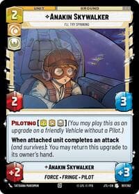 Anakin Skywalker - I'll Try Spinning - Jump to Lightspeed - Star Wars: Unlimited card