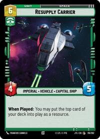 Resupply Carrier - Jump to Lightspeed - Star Wars: Unlimited card