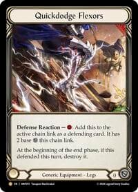 Quickdodge Flexors - The Hunted - Flesh and Blood TCG card