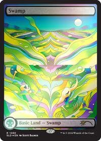 Swamp (1480) (Rainbow Foil) - Secret Lair Drop Series - Magic: The Gathering card