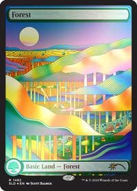 Forest (1482) (Rainbow Foil) - Secret Lair Drop Series - Magic: The Gathering card