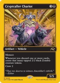 Cryptcaller Chariot (First-Place Foil) - Aetherdrift - Magic: The Gathering card
