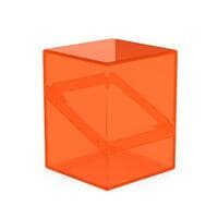 Boulder Deck Case - Clear - Poppy Topaz (Holds 100+) - Ultimate Guard Deck Boxes - Deck Boxes card