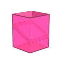 Boulder Deck Case - Clear - Rhodonite (Holds 100+) - Ultimate Guard Deck Boxes - Deck Boxes card