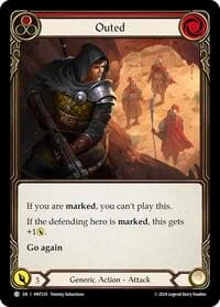 Outed - The Hunted - Flesh and Blood TCG card