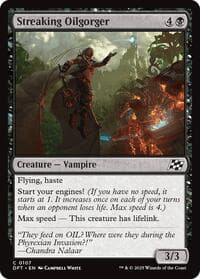 Streaking Oilgorger - Aetherdrift - Magic: The Gathering card