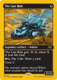 The Last Ride (First-Place Foil) - Aetherdrift - Magic: The Gathering card