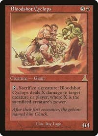 Bloodshot Cyclops - Urza's Destiny - Magic: The Gathering card