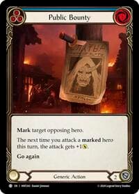 Public Bounty (Blue) - The Hunted - Flesh and Blood TCG card