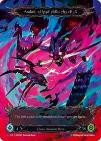 Arakni, 5L!p3d 7hRu 73h cR4X (Marvel) - The Hunted - Flesh and Blood TCG card